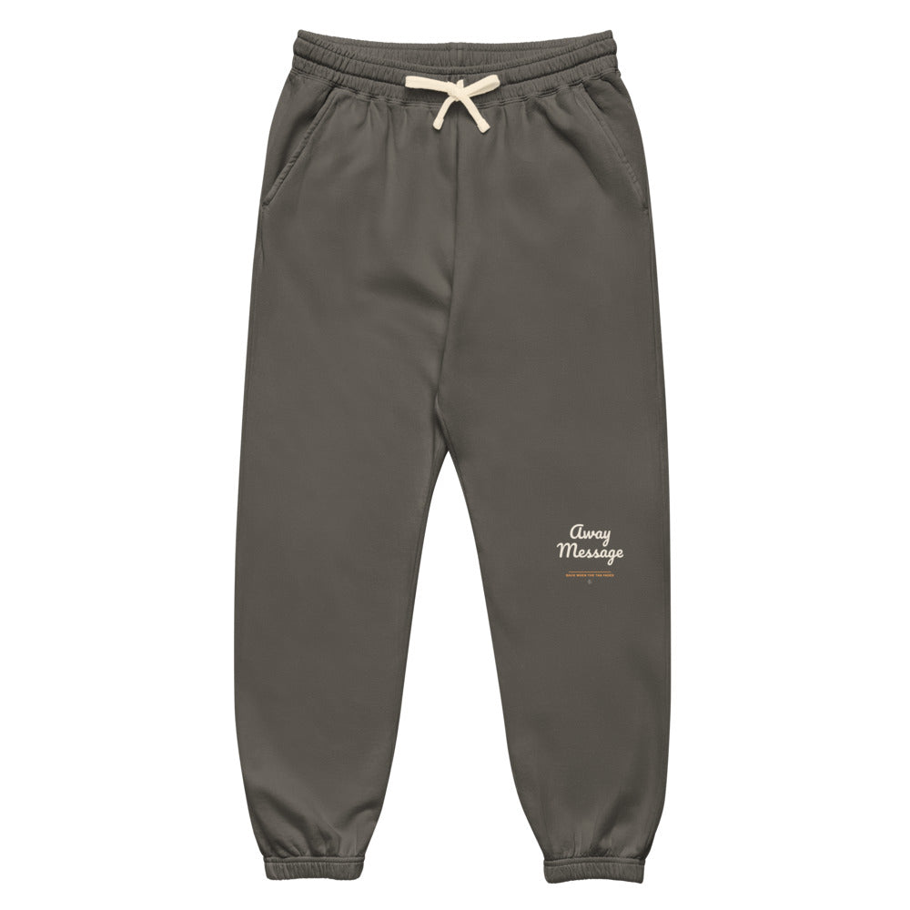 The Away Message Sweatpants in Pepper, front
