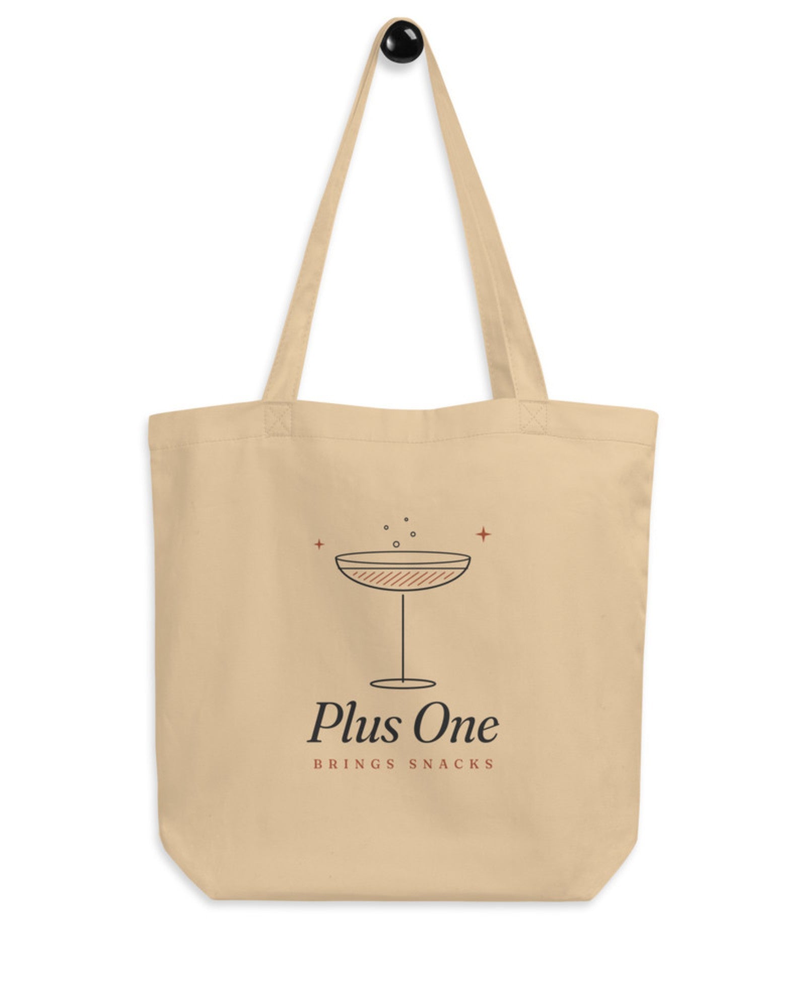 The Plus One Tote in Oyster, flat lay front, product shot on cream
