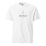 The Pour Over It Tee in White, product shot