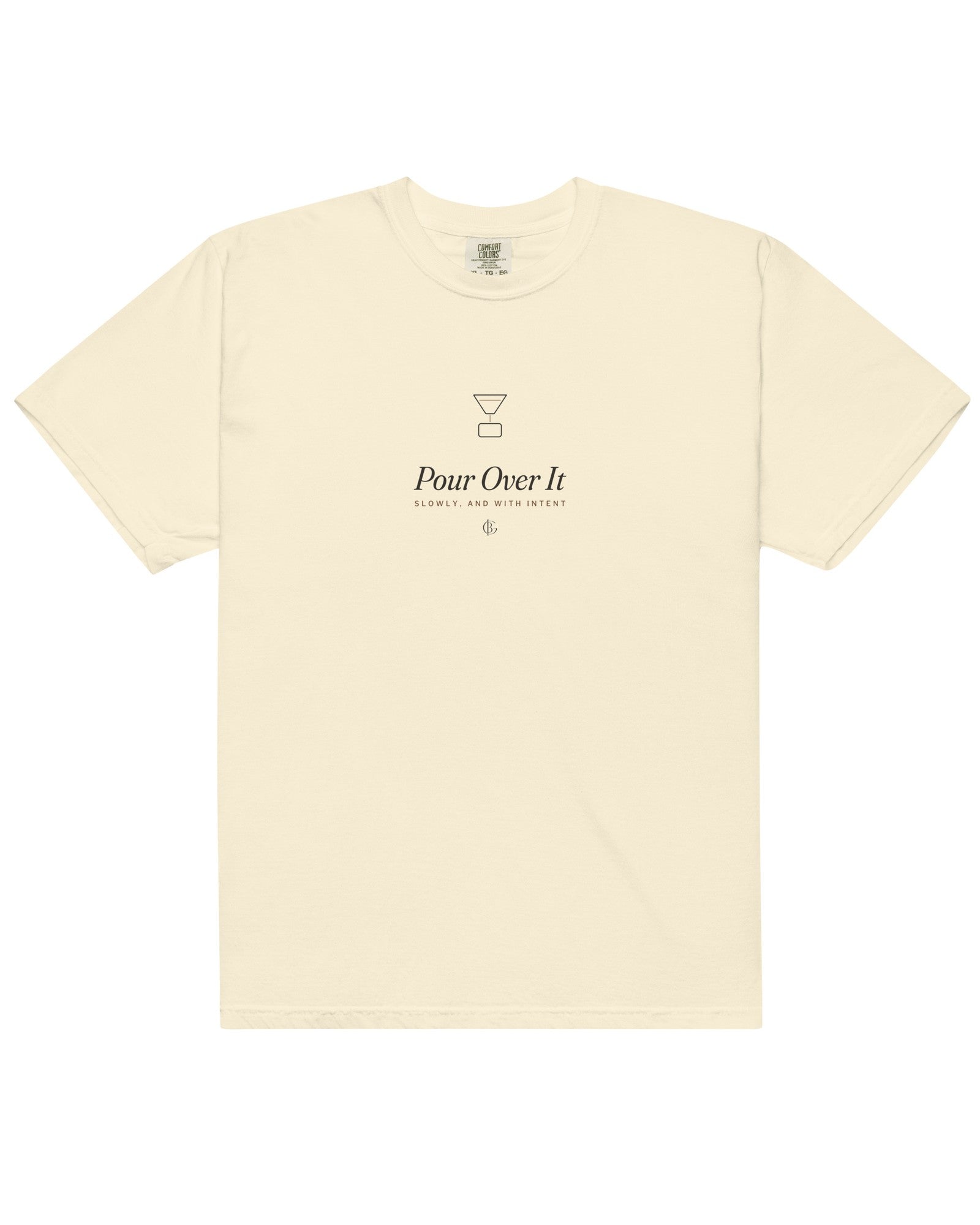 The Pour Over It Tee in Ivory, flat 2