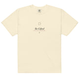 The Re-Gifted Tee in Ivory, product shot from another angle