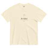 The Re-Gifted Tee in Ivory, product shot from another angle