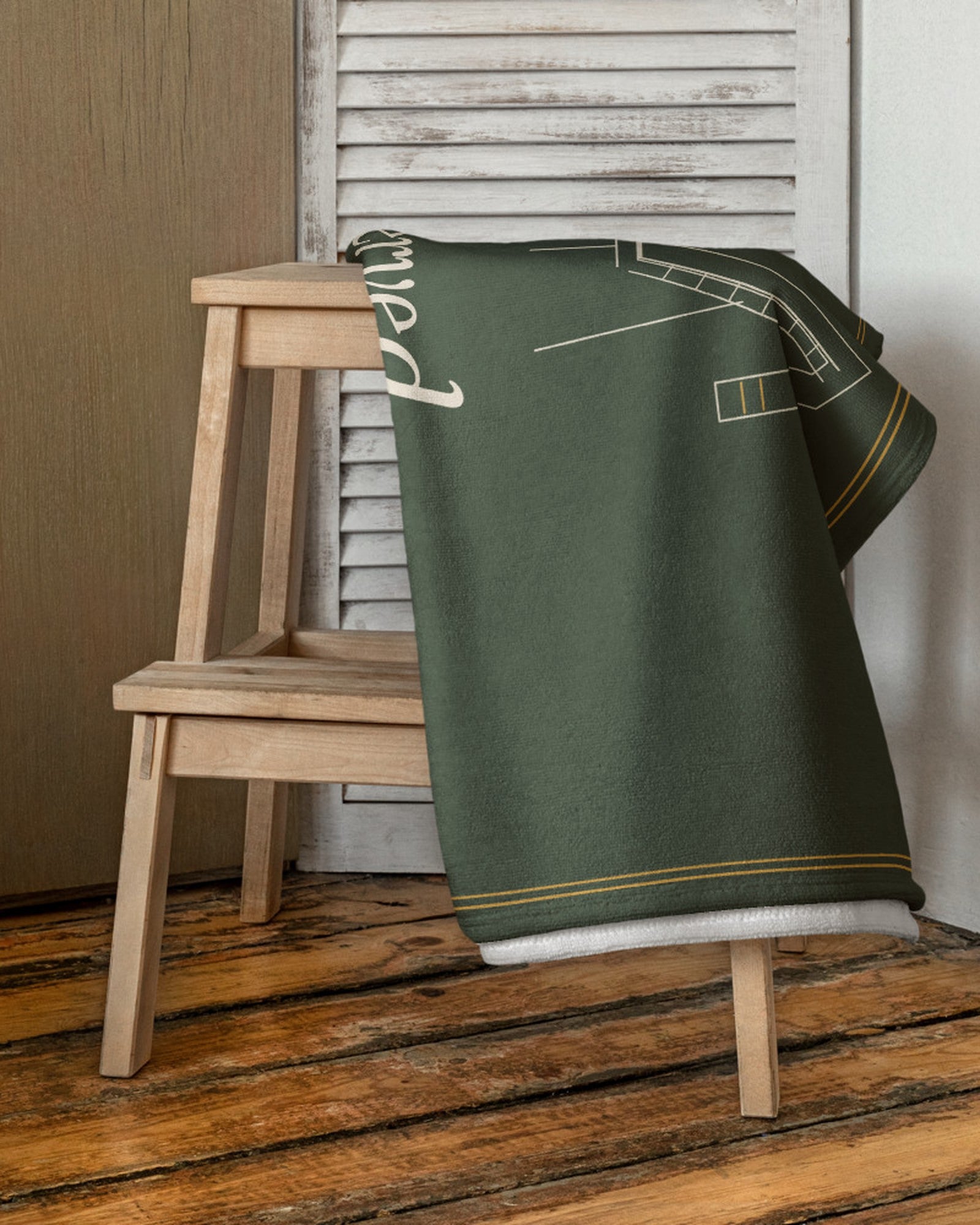 The Reserved Beach Towel, lifestyle photo