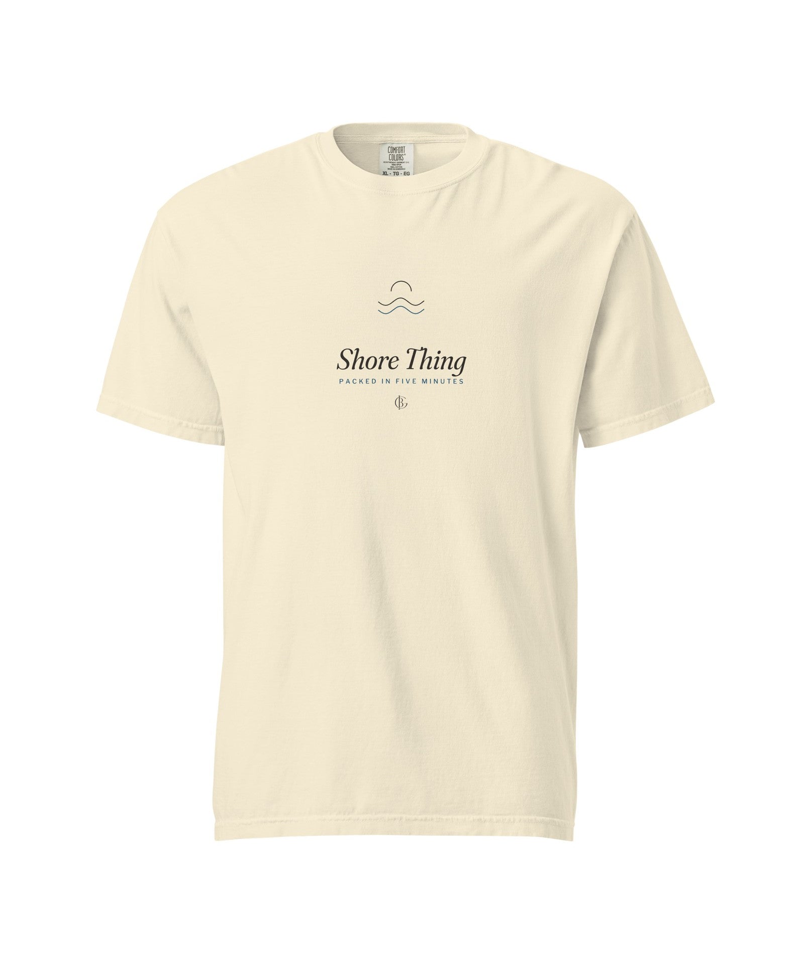 The Shore Thing Tee in Ivory, product shot