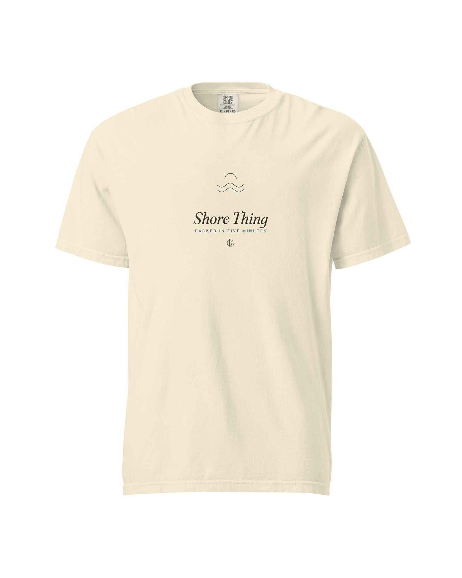 The Shore Thing Tee in Ivory, product shot