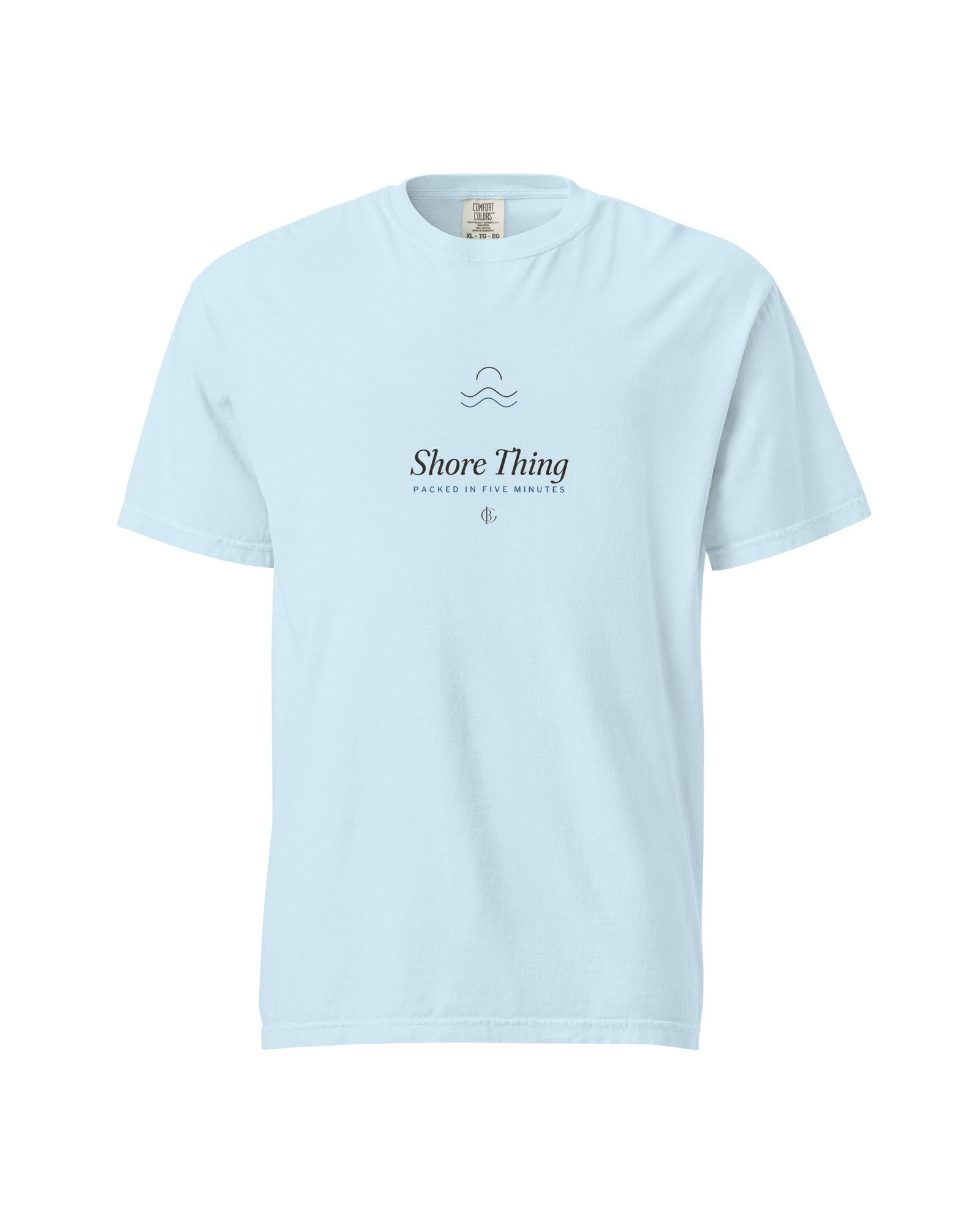 The Shore Thing Tee in Chambray, product shot