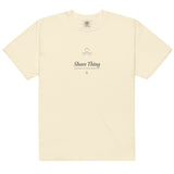 The Shore Thing Tee in Ivory, product shot from another angle