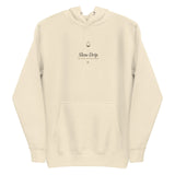 The Slow Drip Hoodie in Bone, product shot from another angle