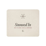 The Snowed In Sherpa Blanket in Tan, product shot