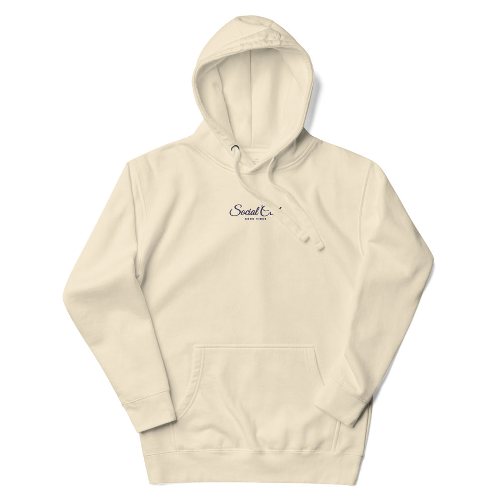 The Social Club Hoodie in Bone, product shot
