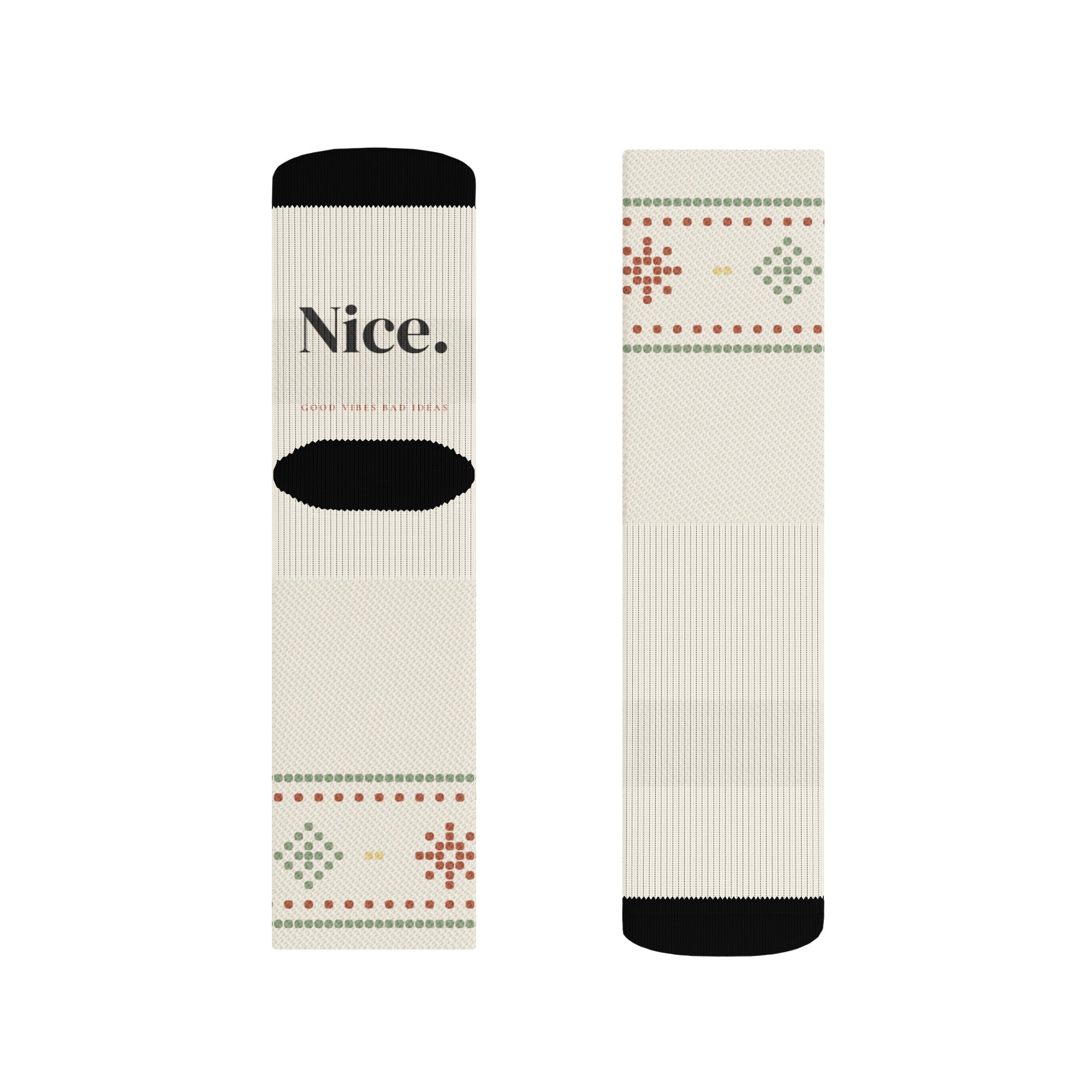 The left sock, sole and front: Nice.