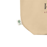 The Wine Run Tote, close-up of the organic cotton twill