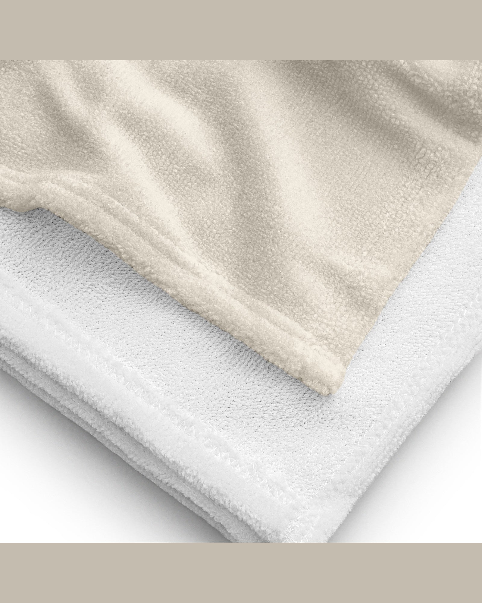 The Towel You Later Beach Towel in White, detail shot