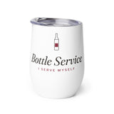 The Bottle Service Wine Tumbler, front, product shot