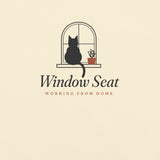 The Window Seat Tee in Ivory, close-up detail