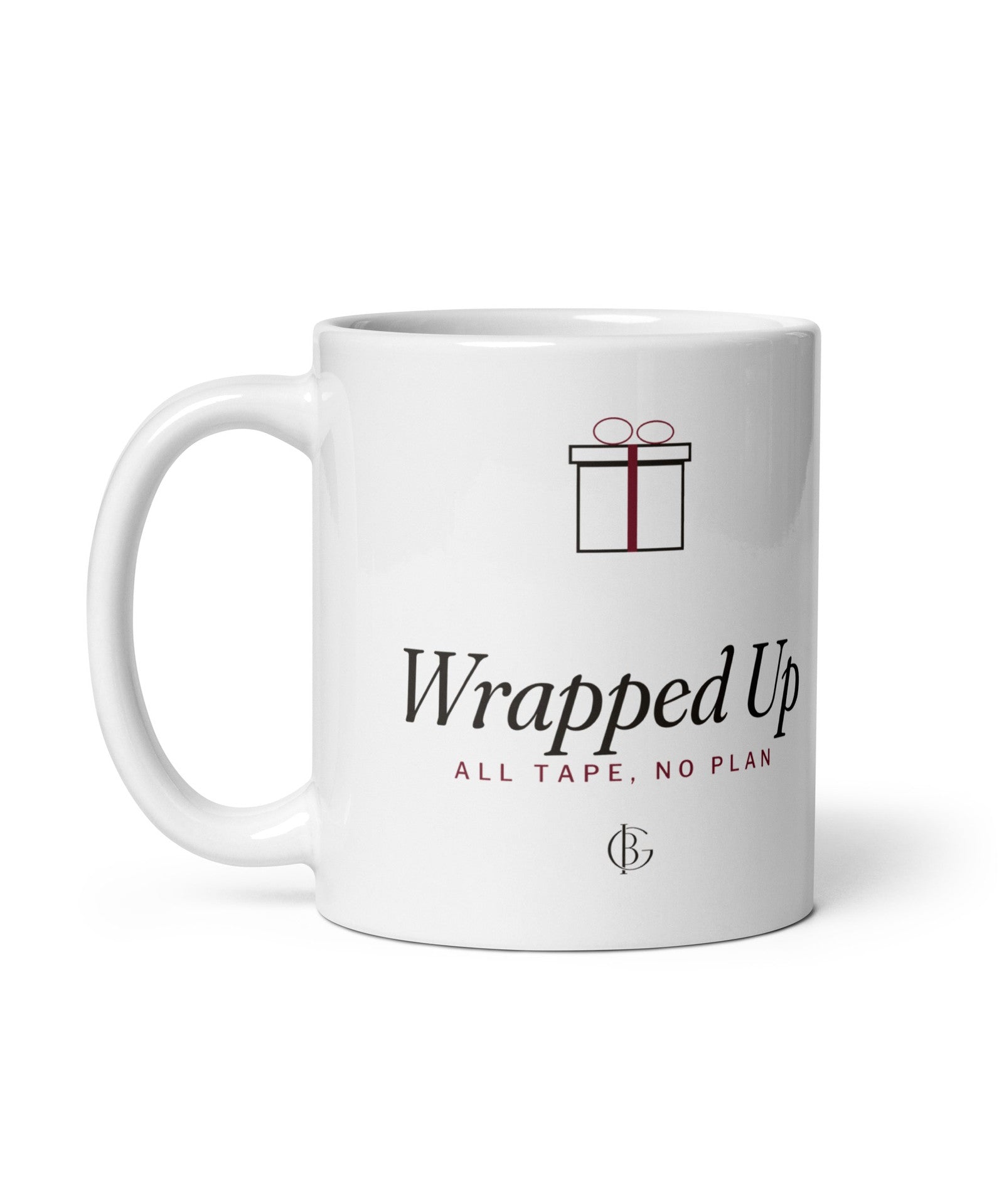 The Wrapped Up Mug in White, product shot