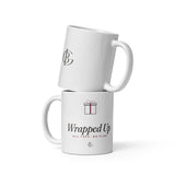 The Wrapped Up Mug in White, product shot from another angle