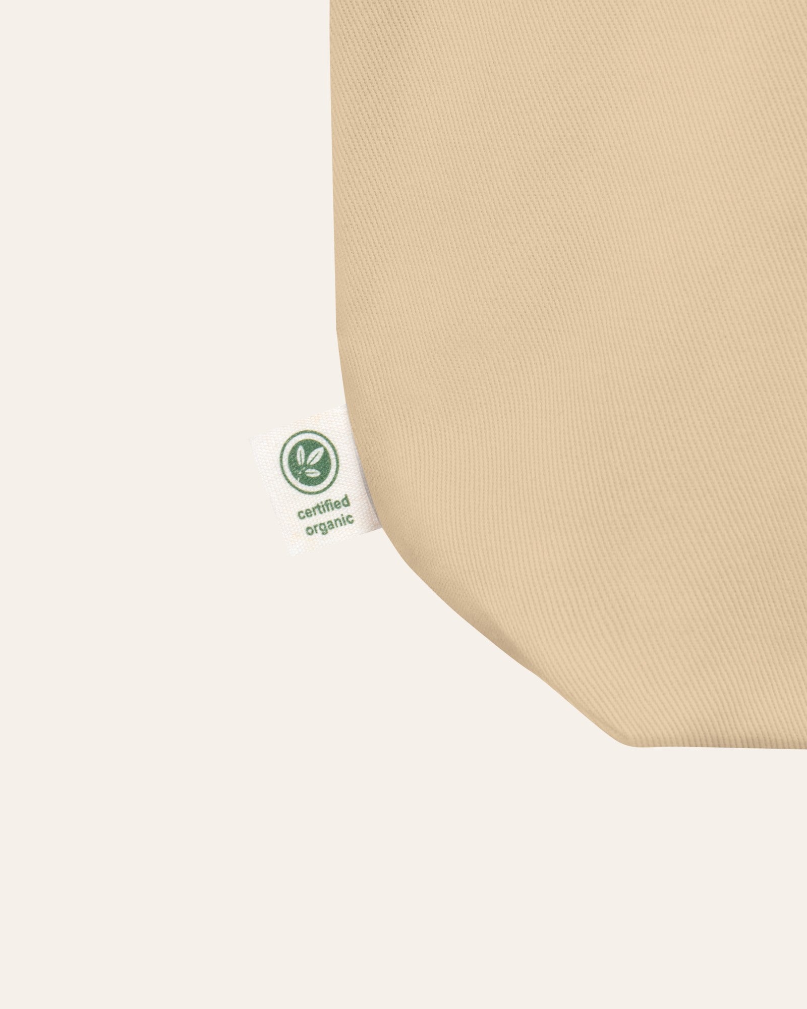 The Yacht Club Tote in Oyster, close-up detail
